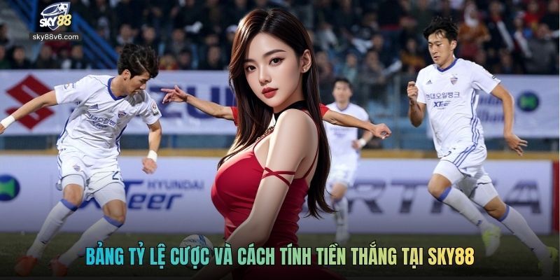 Bảng tỷ lệ cược và cách tính tiền thắng tại Sky88