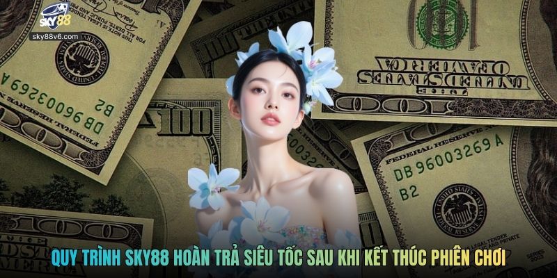 Quy trình Sky88 hoàn trả siêu tốc sau khi kết thúc phiên chơi